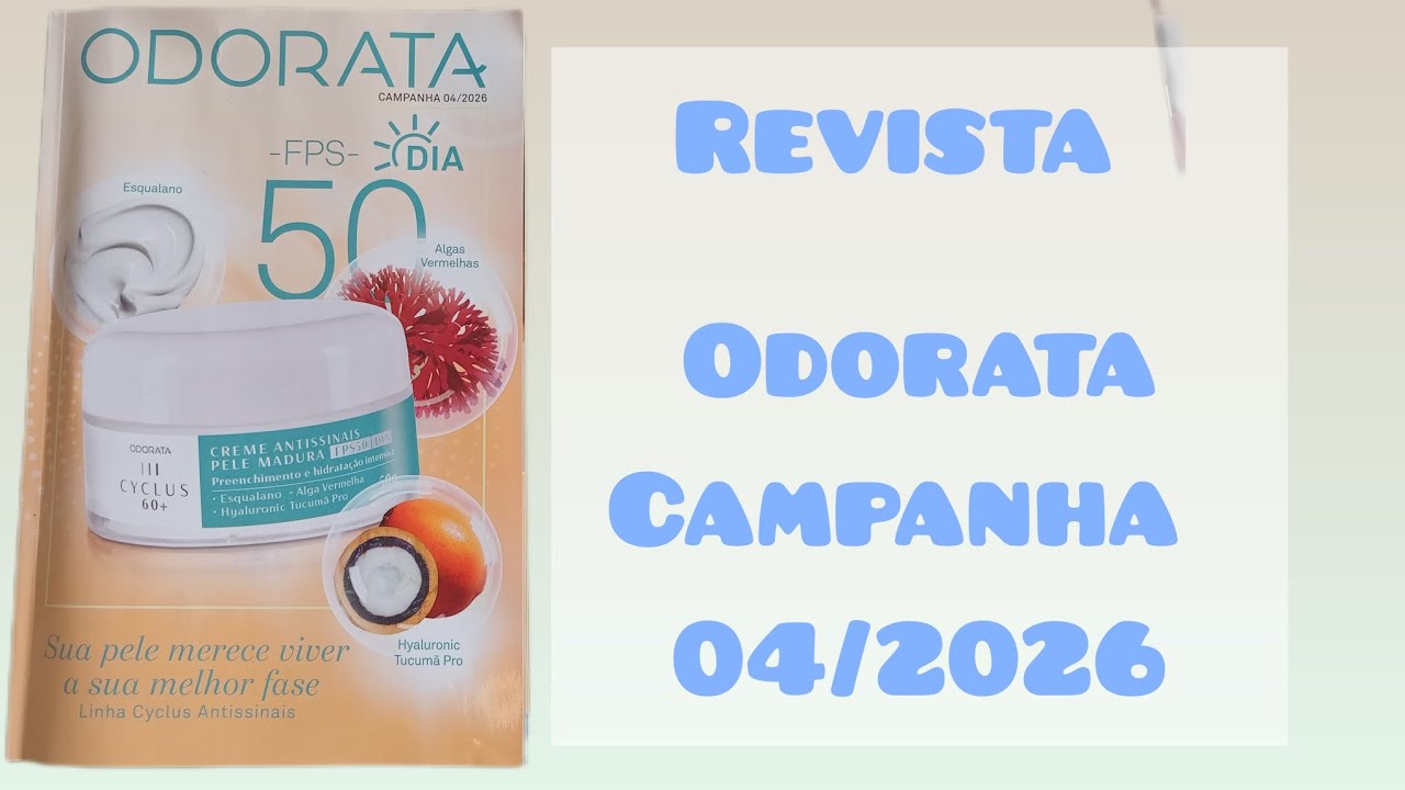Revista Odorata Campanha 04/2026 