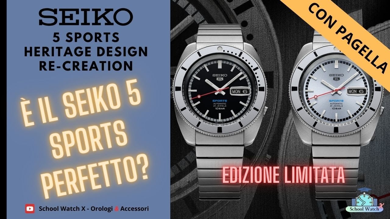 Seiko 5 Sports Heritage &egrave; quello perfetto?