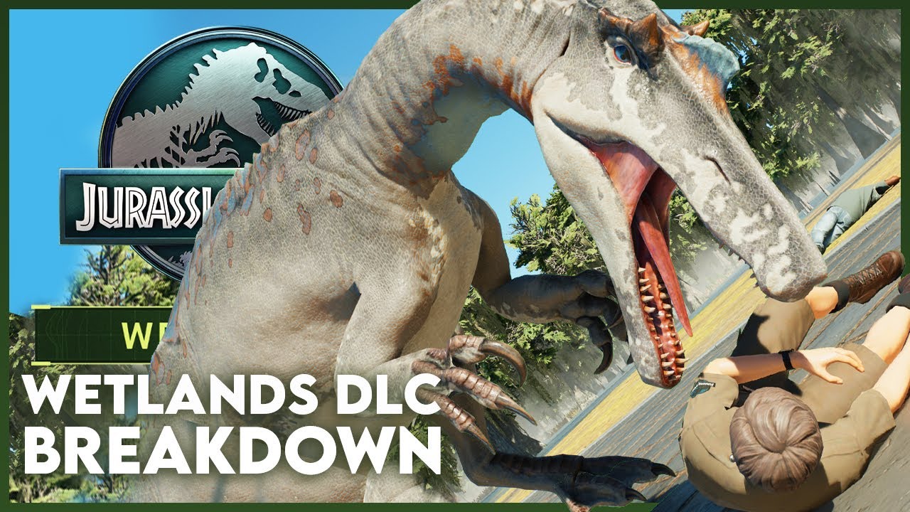 FULL Breakdown Of JWE3's Wetlands Pack - New Dinosaurs, Scenery & An Awesome Irritator Attack!