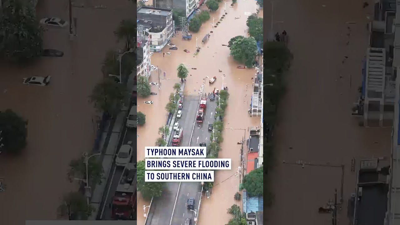 Typhoon Maysak brings severe flooding to southern China
