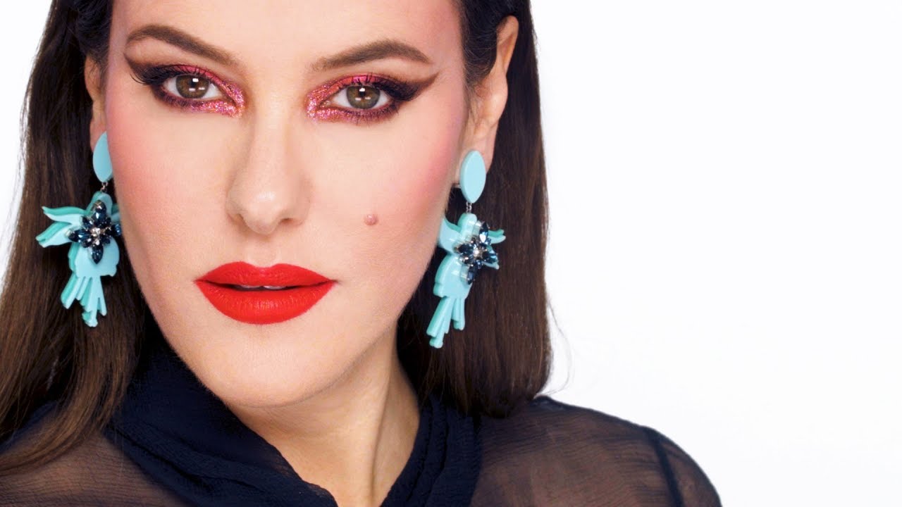 HOT PINK GLAM MAKEUP TUTORIAL - Late 70s Inspired