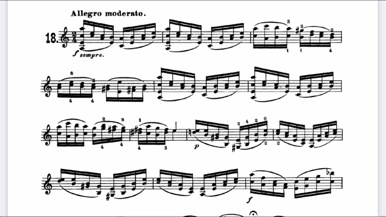 Jakob Dont , Caprice No.18 op.35 Ж.Донт , 18 каприс , ноты. Опус.35