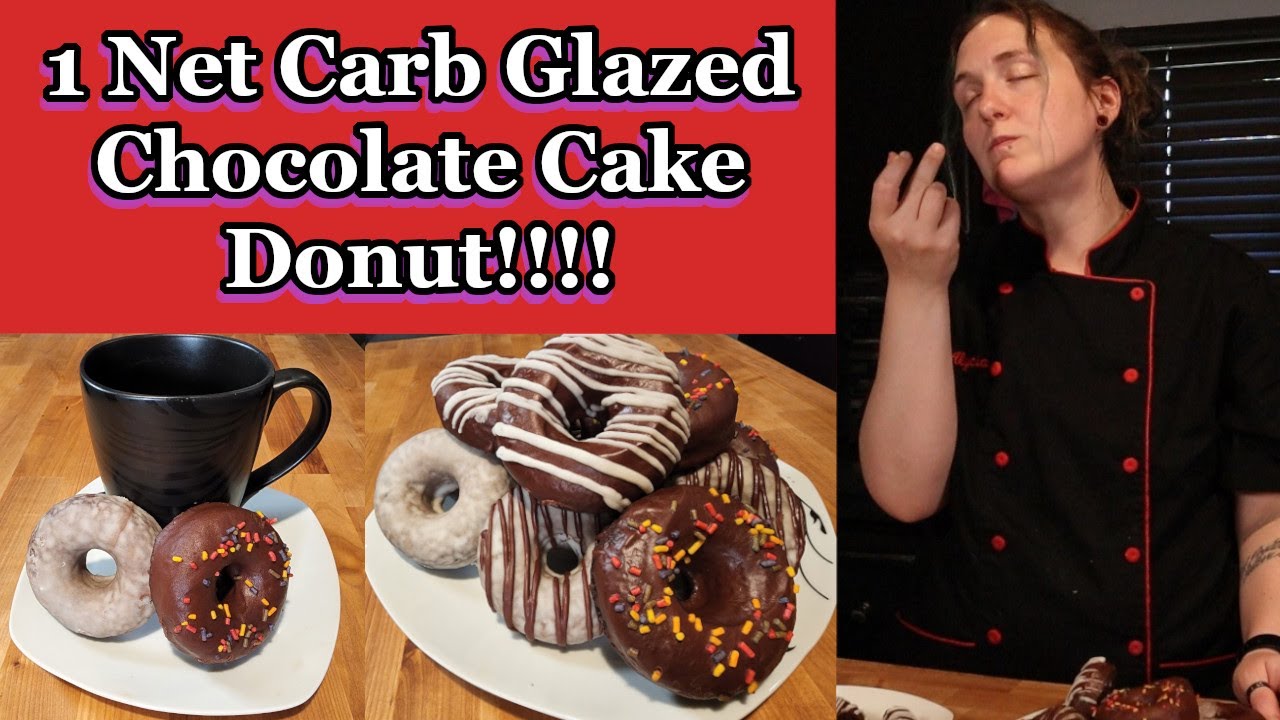 Keto/Low Carb Chocolate Cake Donuts
