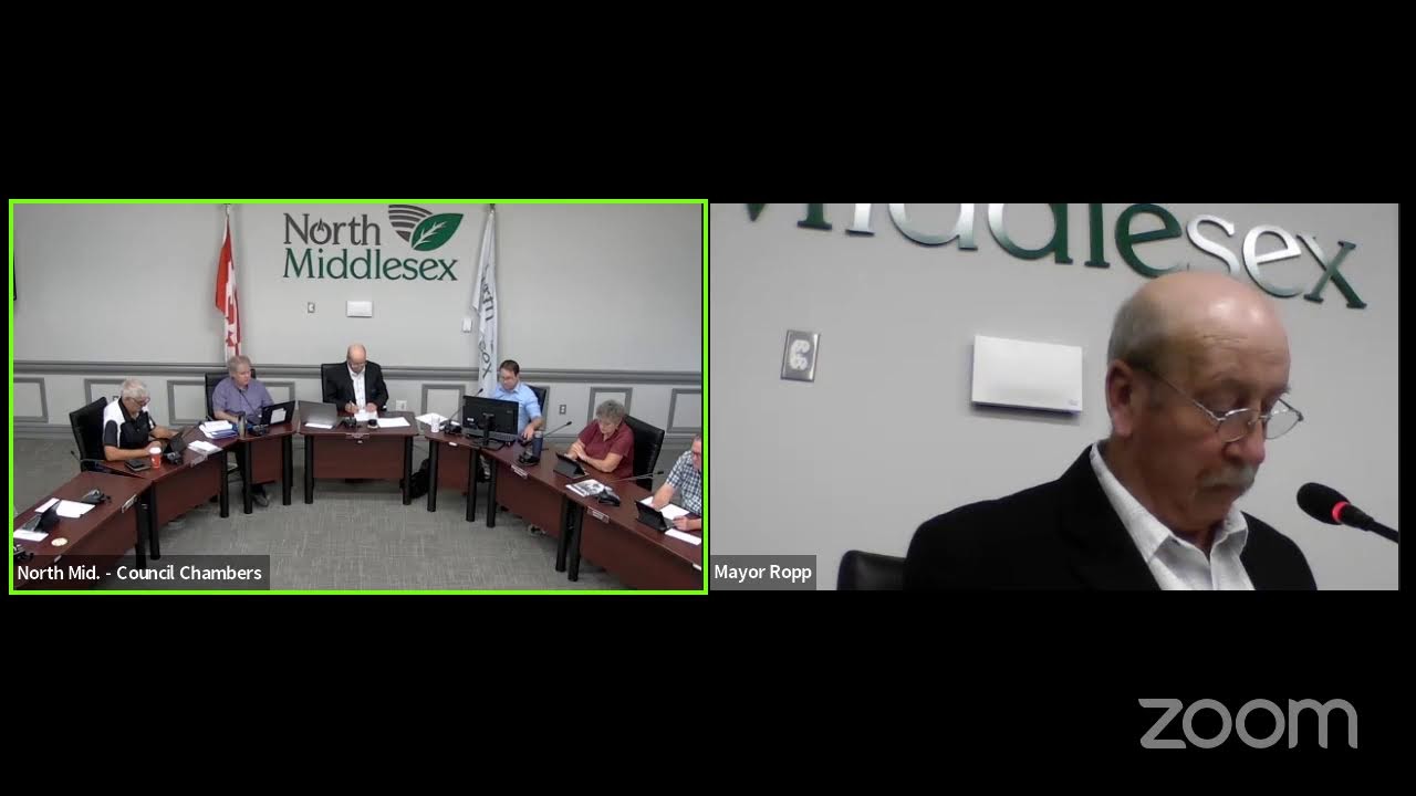 North Middlesex Council Meeting - September 7, 2022 - Pt.1