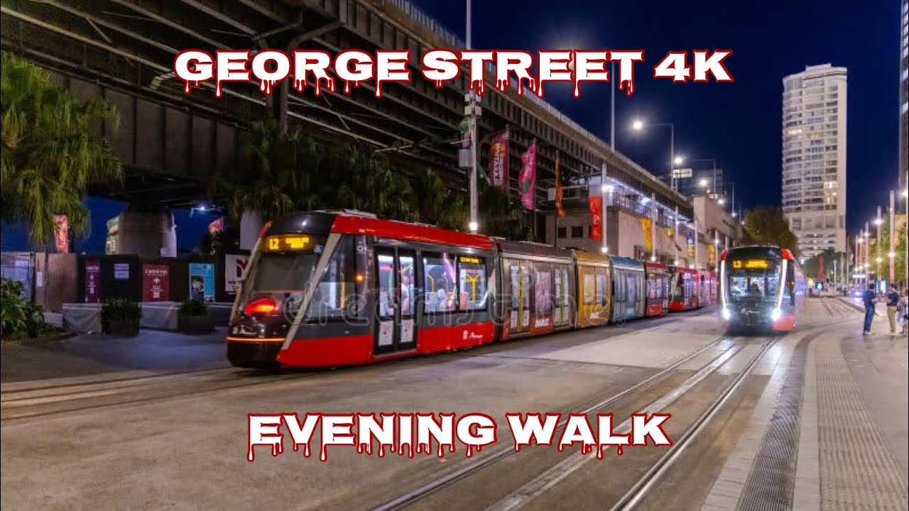 George Street After Dark | Sydney’s Busiest Night/4k video