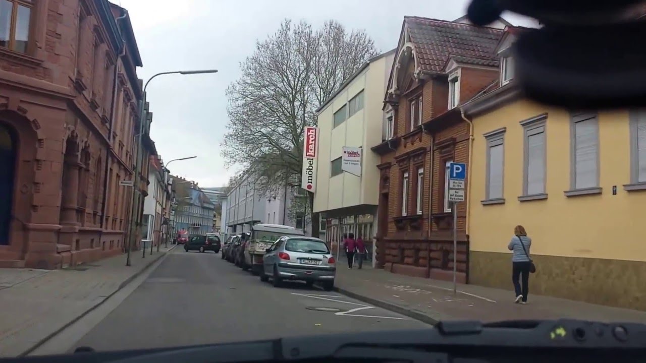 Fahrt durch Kaiserlautern