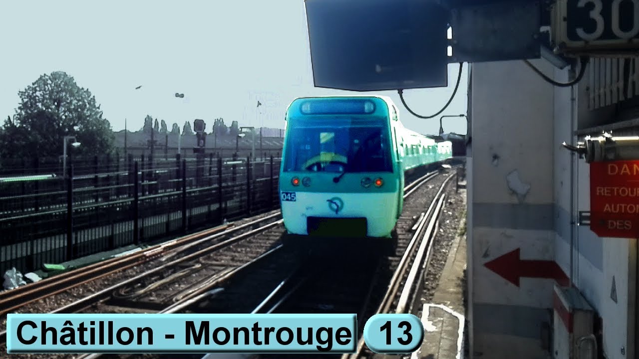 Шатийон — Монруж | линия 13 : Парижский метрополитен ( RATP MF77 )