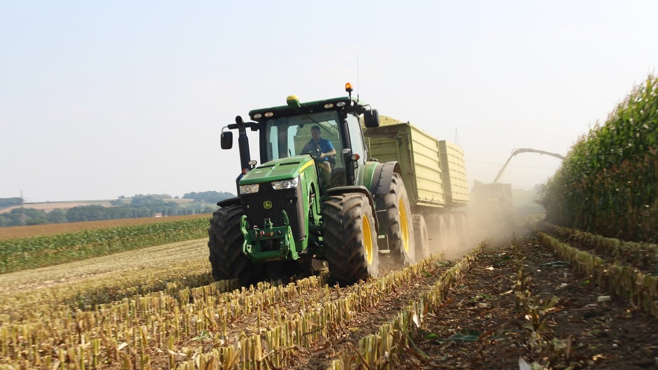 Mais häckseln / CLAAS Jaguar 950, 7 John Deere, Valtra und Case IH!!! / Die Agrarfilmer