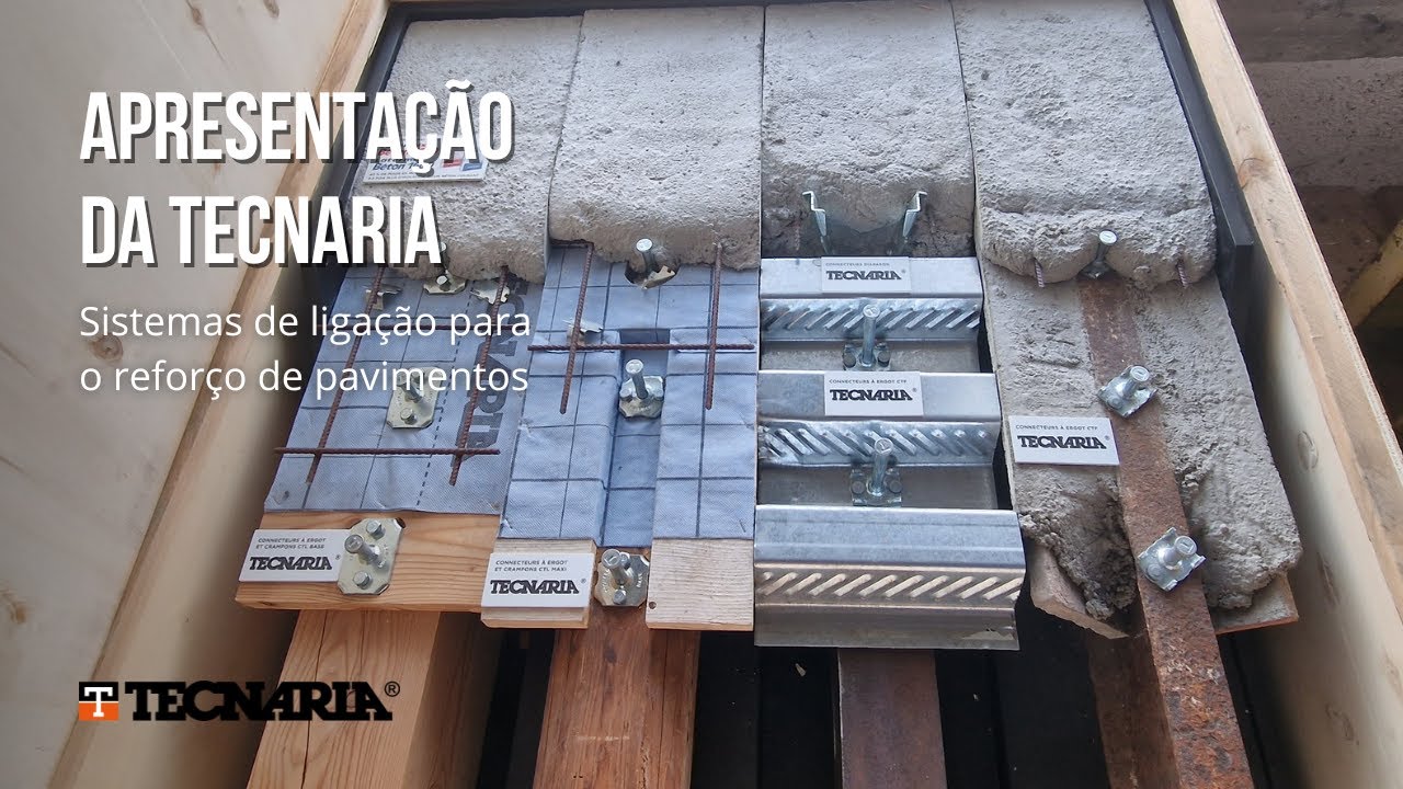 Tecofix | Tecnaria | Sistemas de liga&ccedil;&atilde;o para o refor&ccedil;o de pavimentos