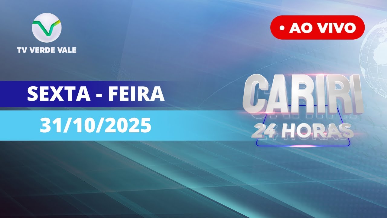 TV VERDE VALE | AO VIVO | CARIRI 24HRS 31/10/2025