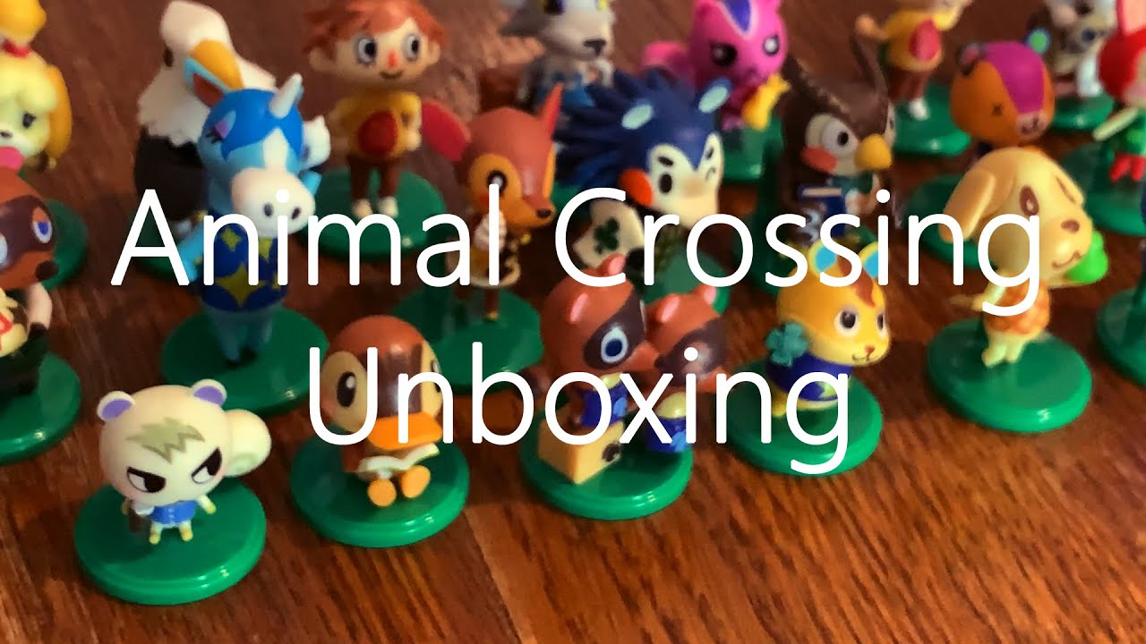 Opening all ANIMAL CROSSING Figures - Blind Box Unboxing and Assembling