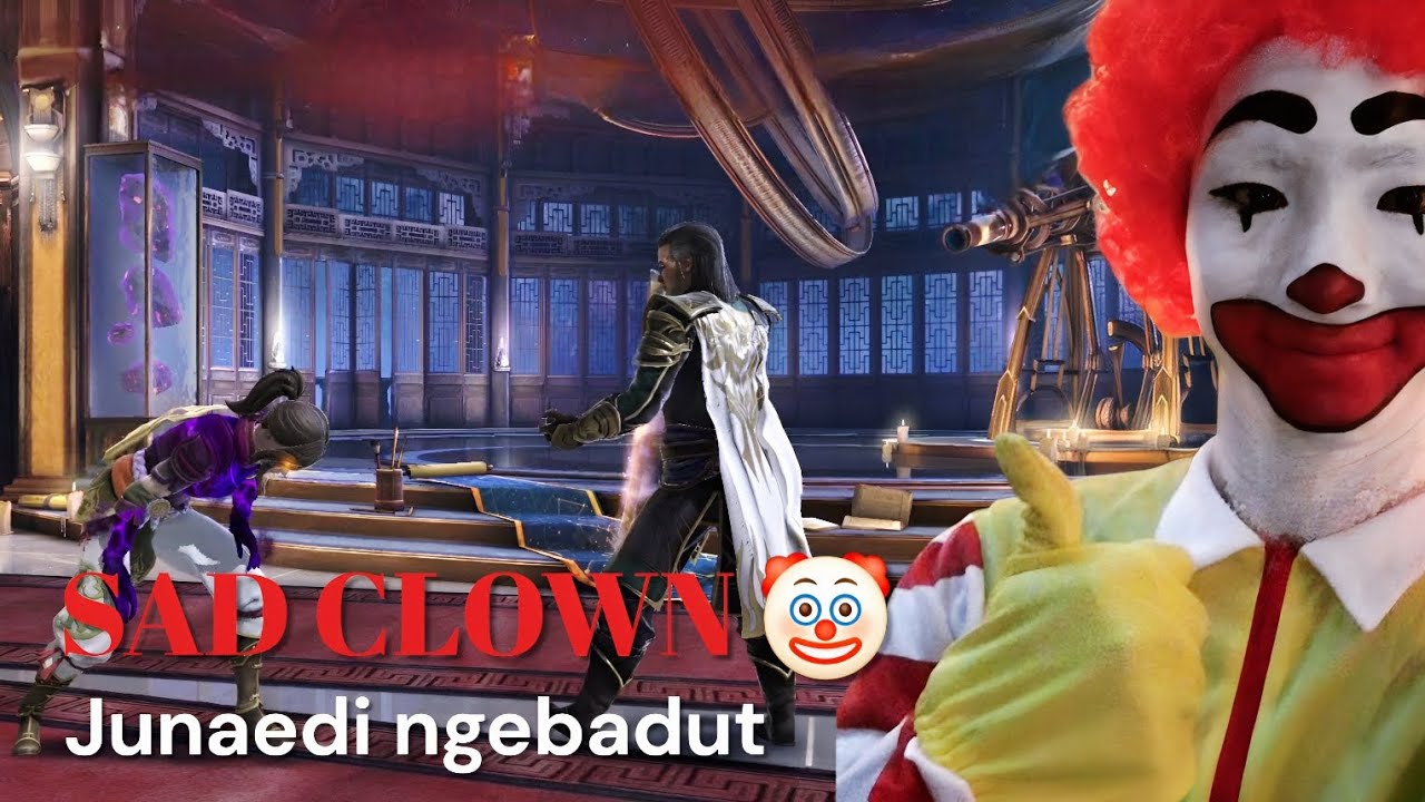 SAD CLOWN, junaedi ngebadut 😂😂 #sfa #shadowfight4 #shadowfightarena #gaming #shadowfight3 