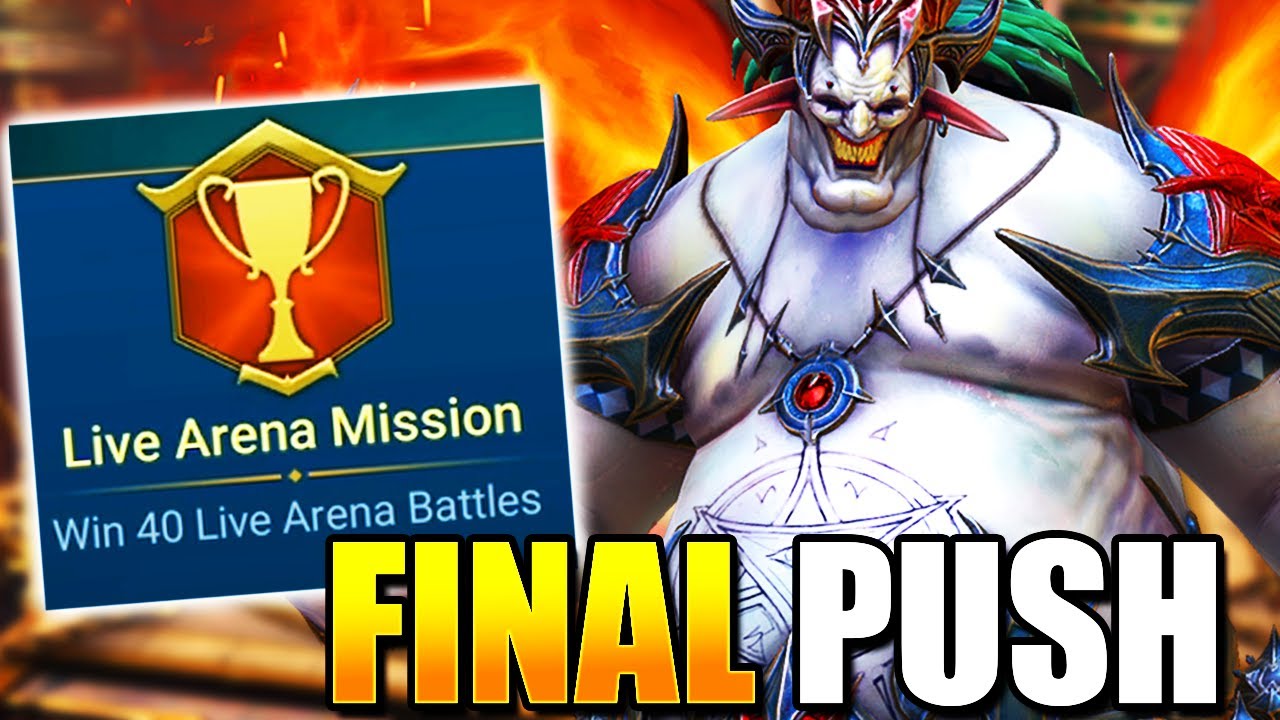 FINAL PUSH TO MARIUS! 40 Wins 1 Session?| Raid: Shadow Legends