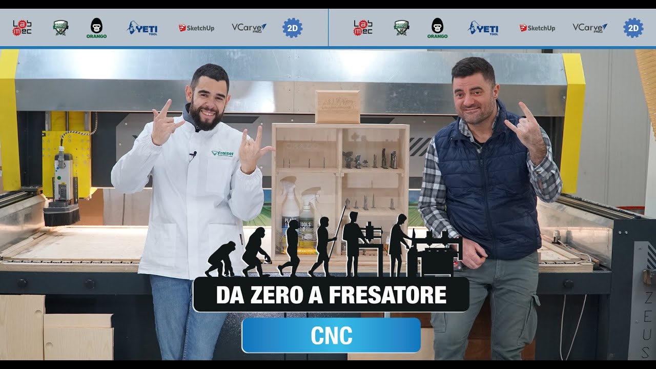 Corso fresatura CNC legno per principianti | Da zero a fresatore