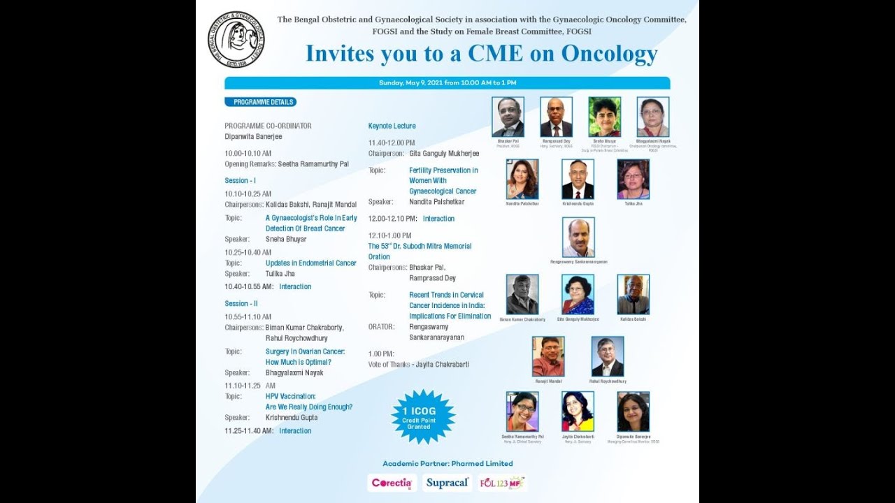 CME in Oncology organized by The Bengal Obstetric & Gynaecological Society (BOGS)