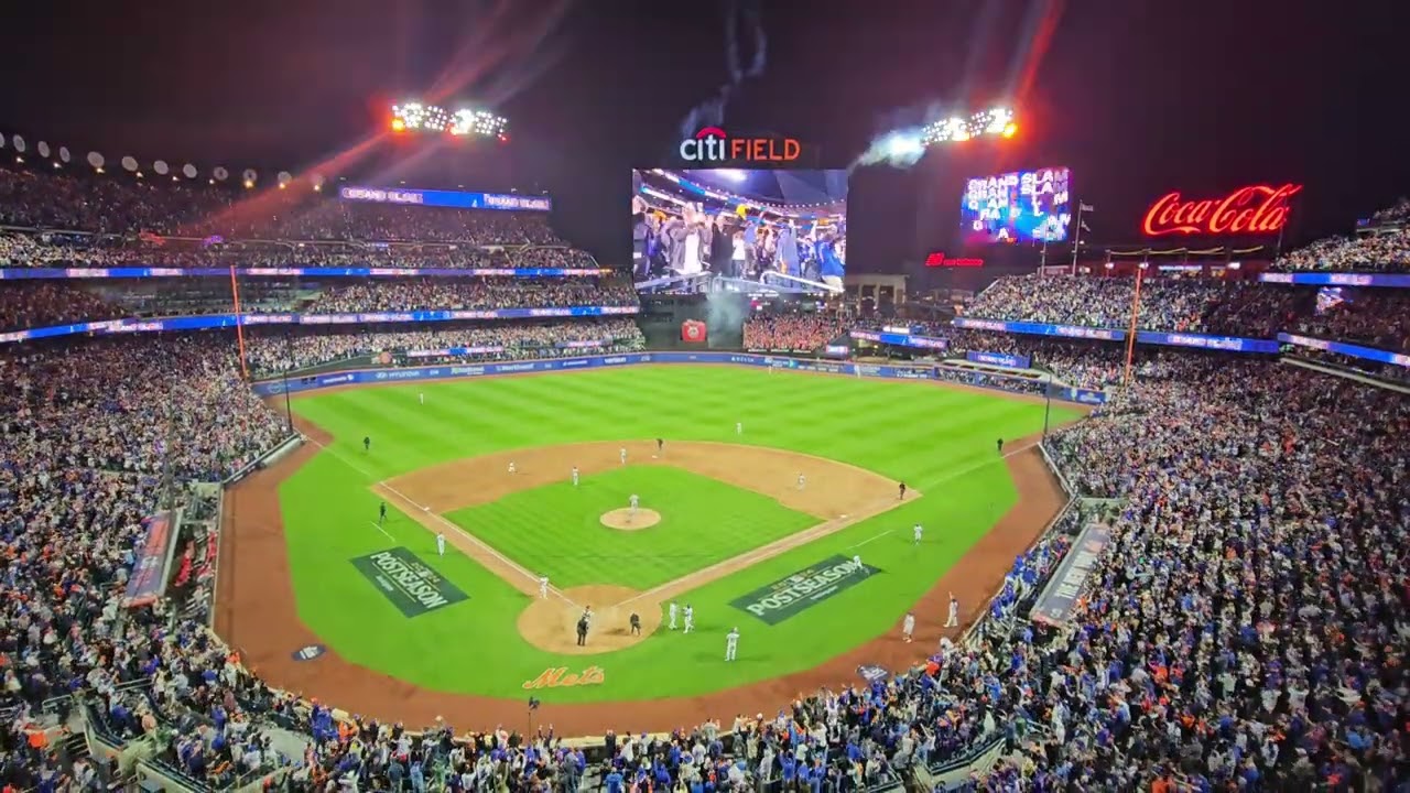 Francisco Lindor 2024 NL Division Series Grand Slam Stadium View
