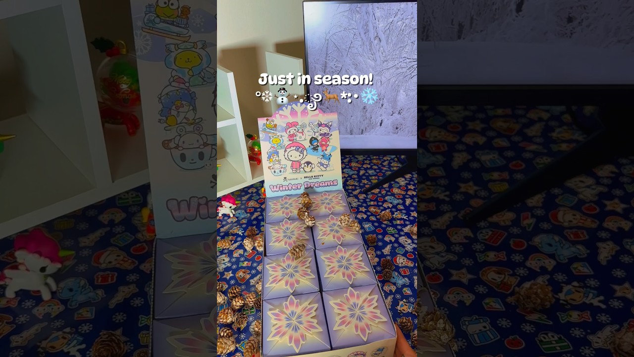 Unbox the winter magic with the #tokidoki x @HelloKitty and Friends Winter Dreams #BlindBox Series!