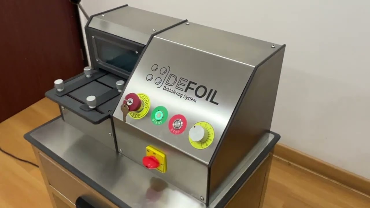 DeFoil - Semi-automatic De-blistering system by Accura Pharmaquip