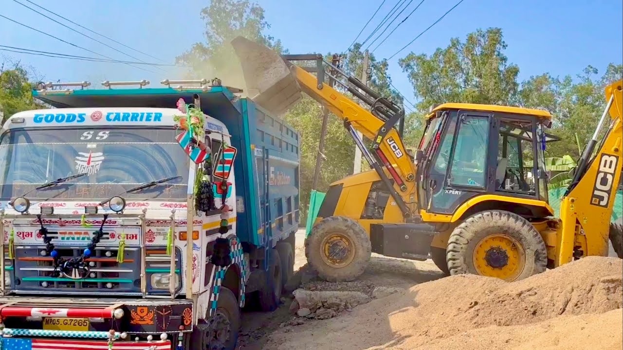 Tipper Business ? कितना खर्चा और कितनी कमाई ? JCB 3dx Xpert 4x4 Loading TATA 2518 Tipper