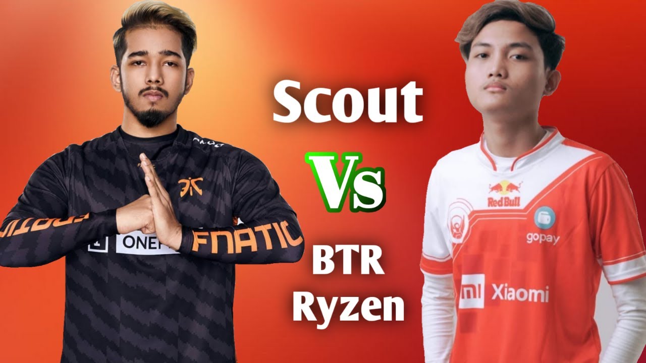 Scout VS btr ryzen tdm match || World best Pubg players 1V1 || Indo Style tdm