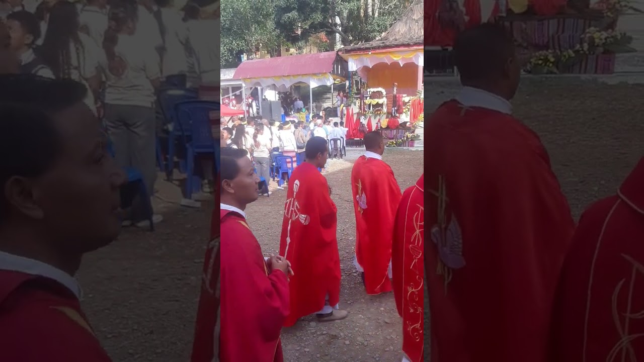 Misa Enseramentu Cruz Jovem Nacional & Cruz Jovem Internacional iha Paroquia Bobonaro