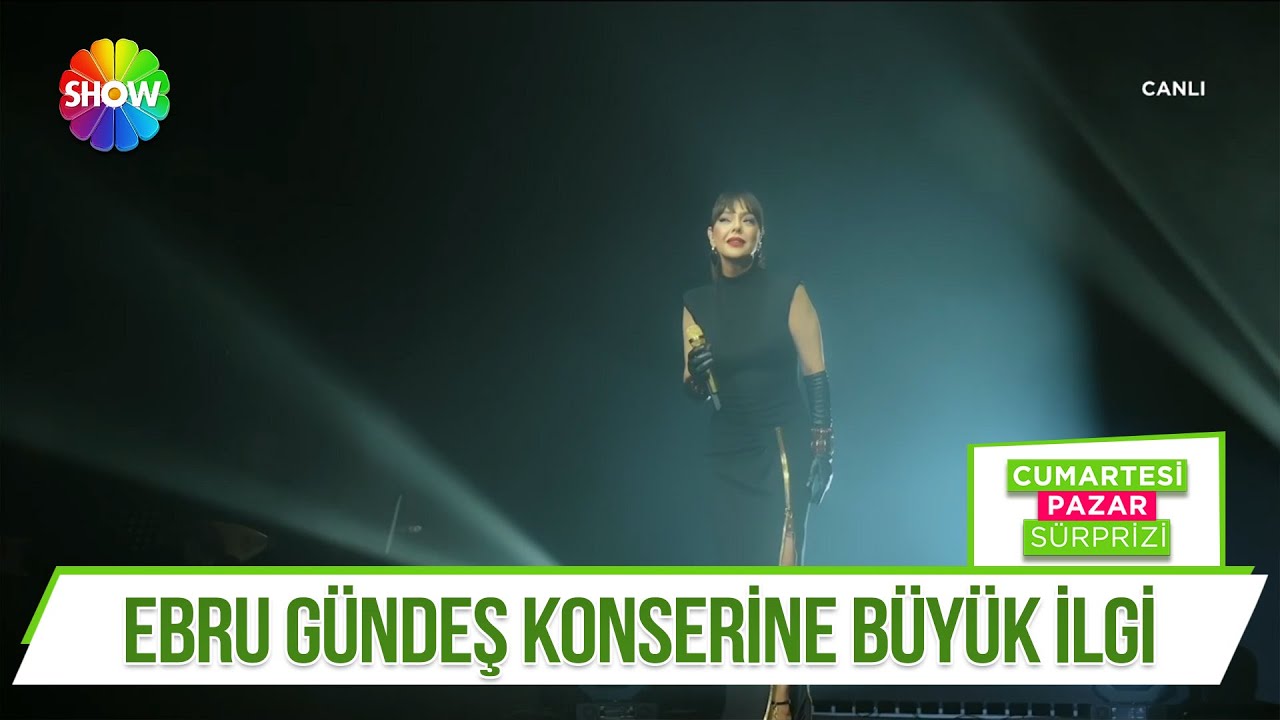 Ünlü isimler Ebru Gündeş konserine akın etti!