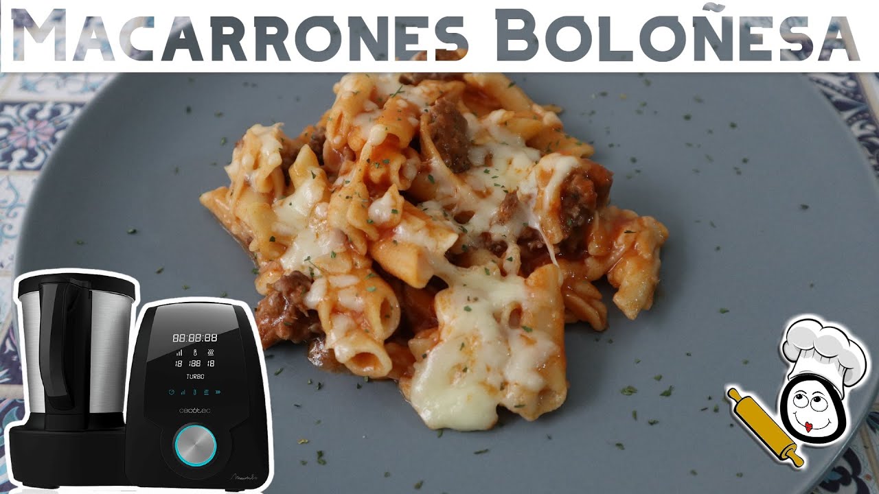 Macarrones a la BOLOÑESA con MAMBO 😋 Receta Sencilla 👍
