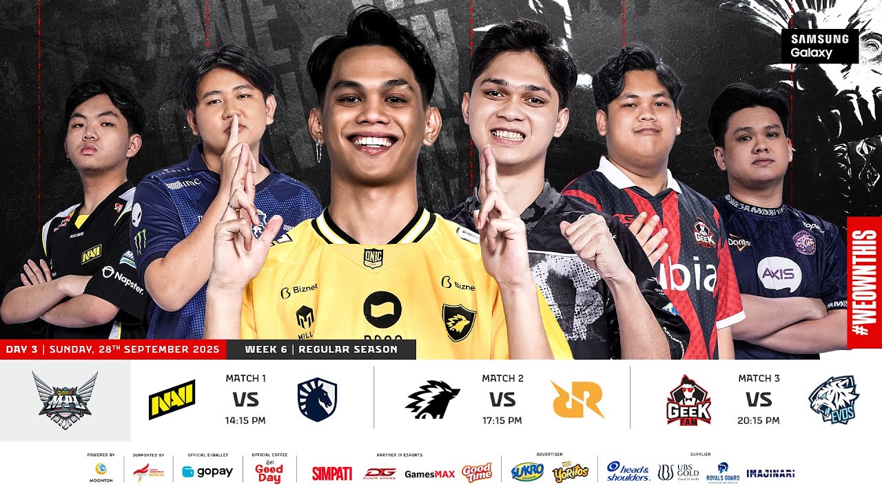 🔴 LIVE | MPL ID S16 | RS Day 3 Week 6 | English