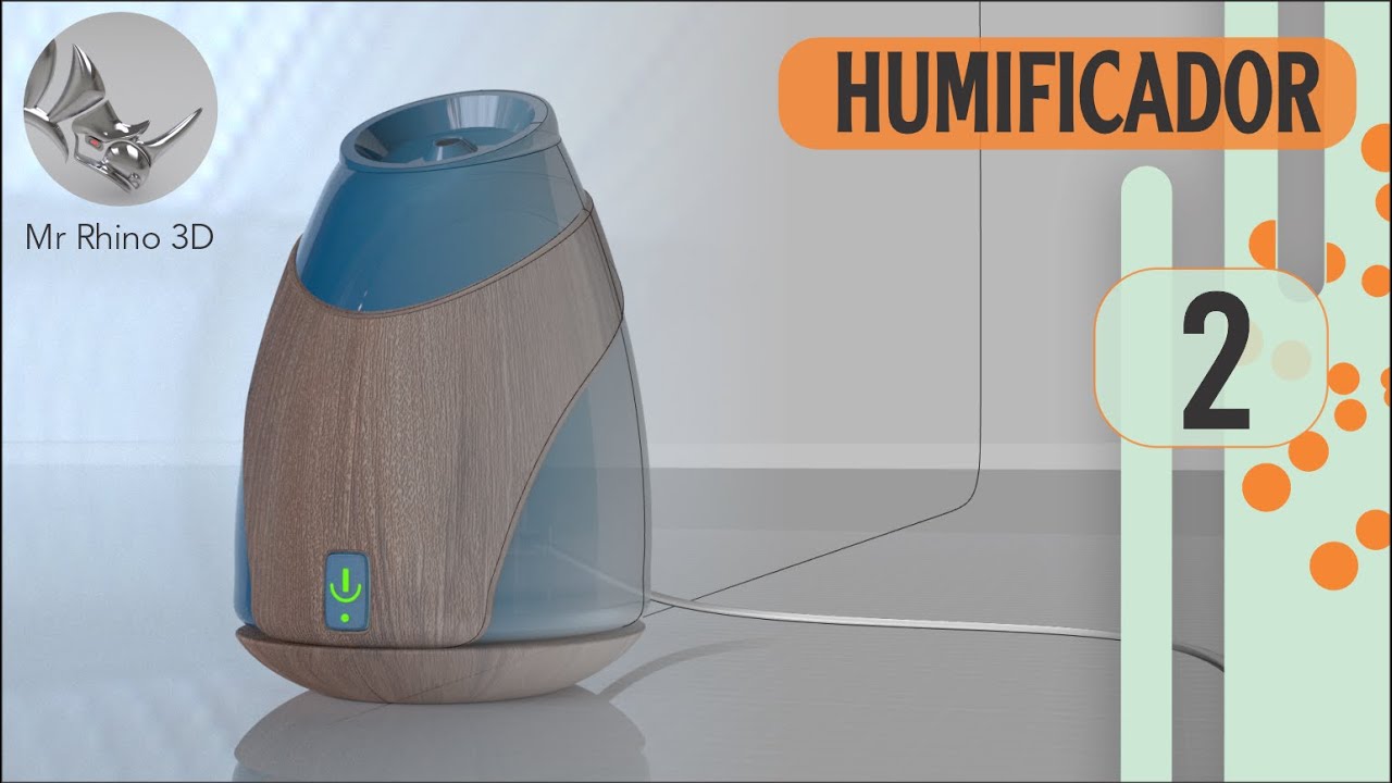Rhino 3D: Modela un Humificador - Parte 2
