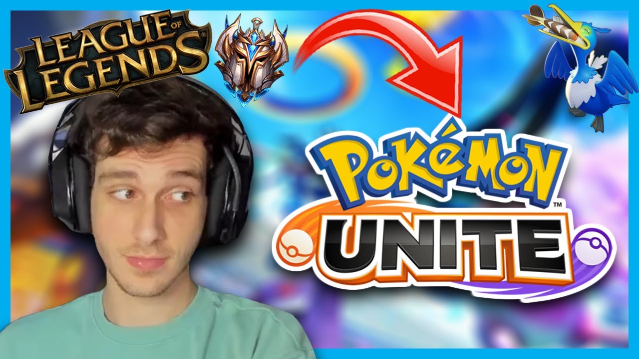 Challenger League of Legends Player Tries Pokemon Unite! | Erick Dota