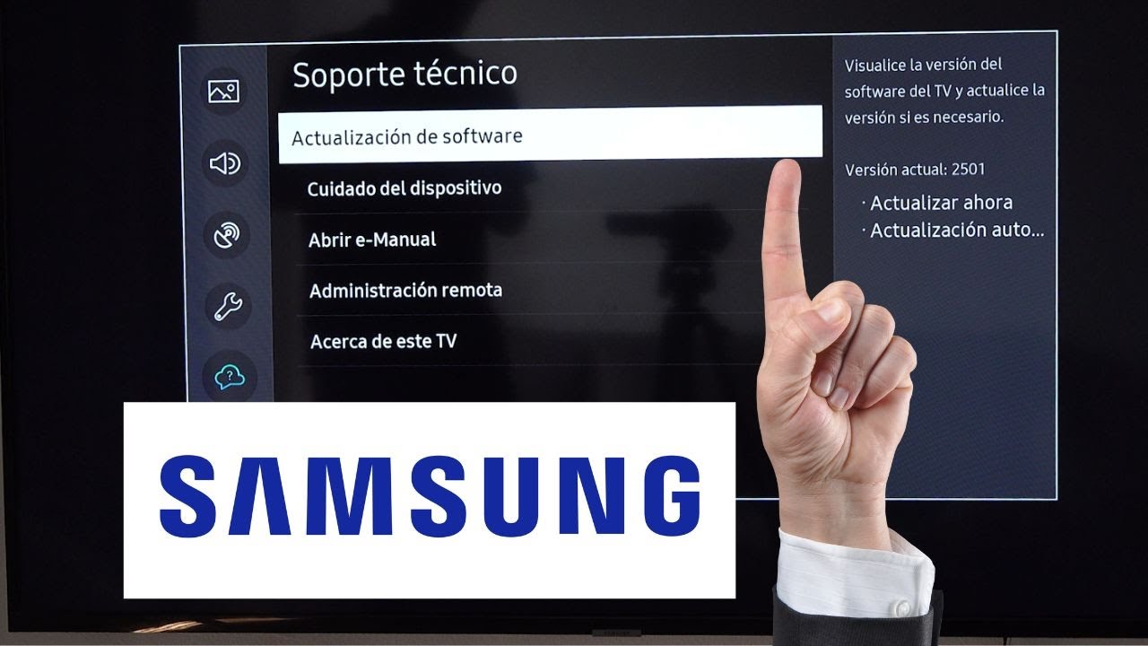 CÓMO ACTUALIZAR SOFTWARE SMART TV SAMSUNG  SOFTWARE UPDATE SAMSUNG  TVs ✅