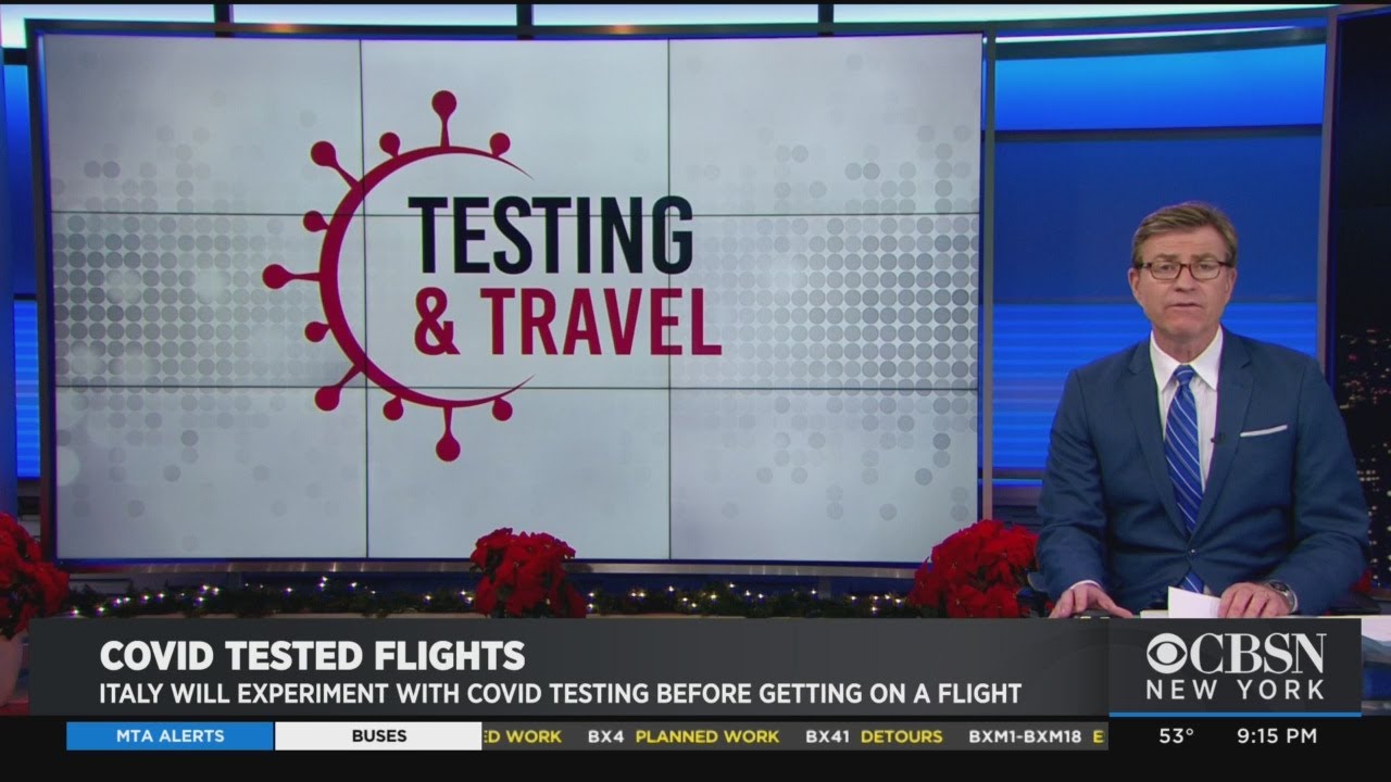 Italy Will Experiment With COVID Testing Before Getting On Flight