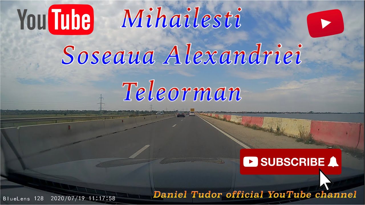 traseu ruta Bucuresti - Soseaua Alexandriei - Teleorman