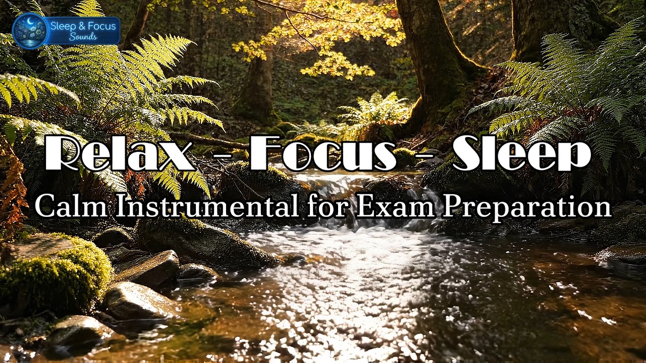 Study Session Piano – Calm Instrumental for Exam Preparation | Sleep & Focus Sounds