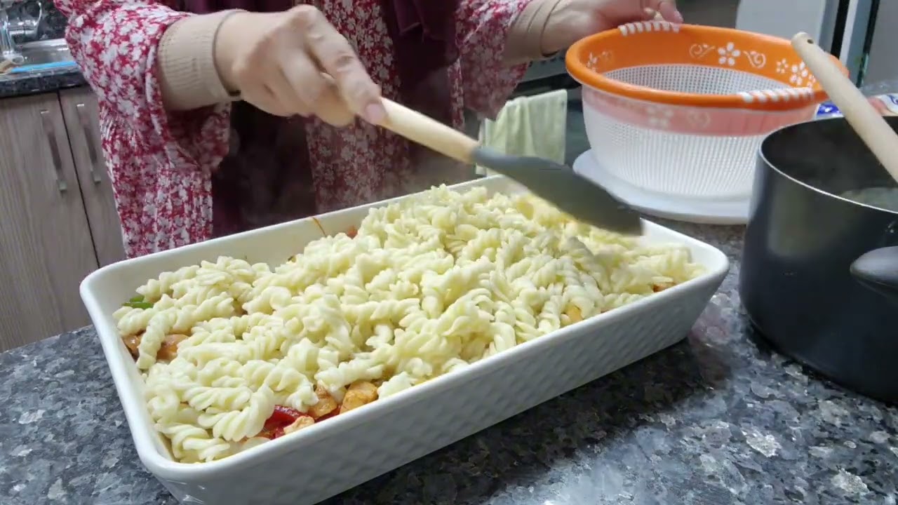Pasta Bake by Naush Kitchen Routine