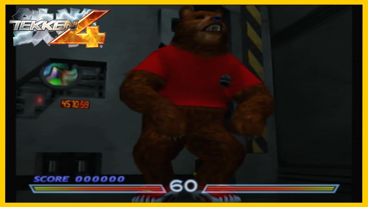 Tekken 4 | Tekken Force Mode | PS2 | Kuma Run | No Commentary