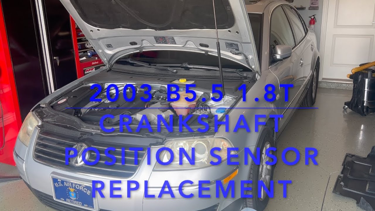 2003 B5 5 1 8T Crankshaft Position Sensor Replacement
