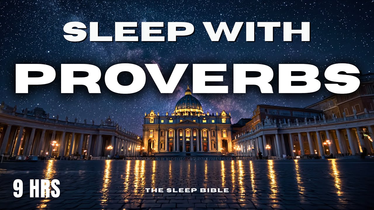 LIVE All Night: Calming Book of Proverbs | Peaceful Bible Reading for Deep Sleep & Relaxation