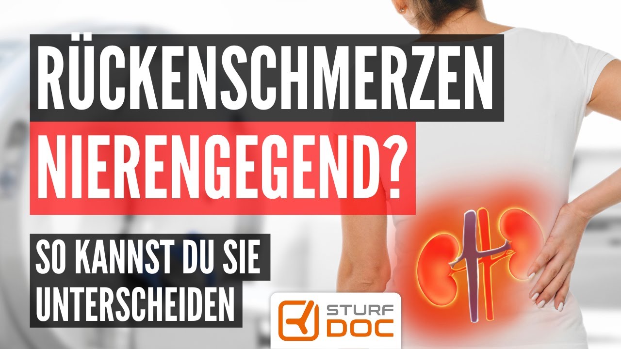 Rückenschmerzen in der Nierengegend - So kannst Du sie unterscheiden