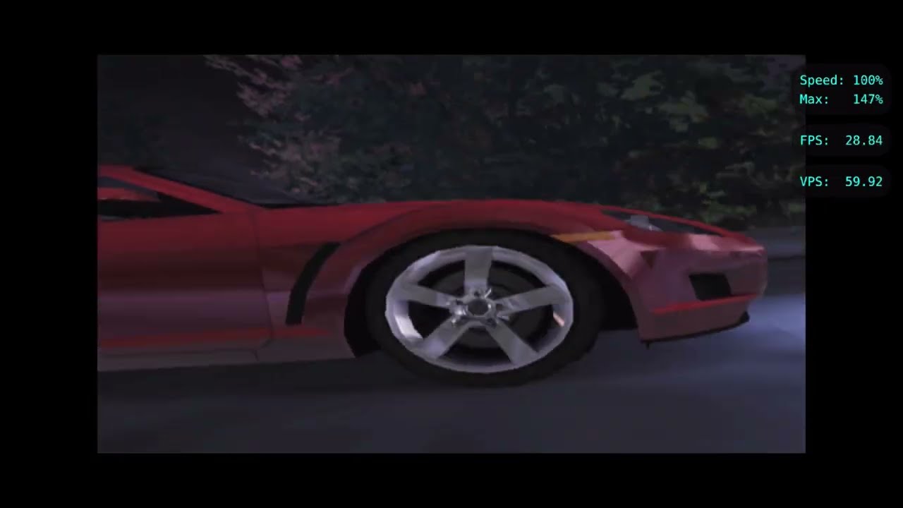 NFS Most Wanted/Carbon Performance test on Dolphin