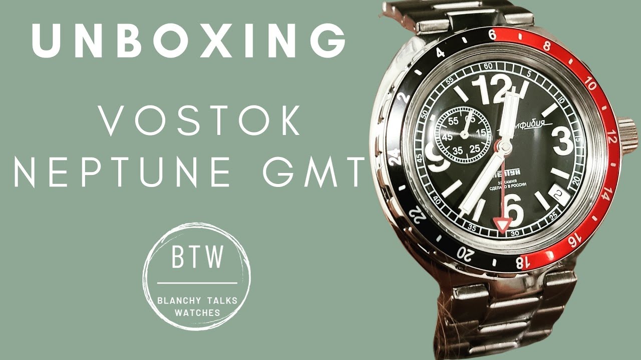 Unboxing - Vostok Neptune GMT 960762