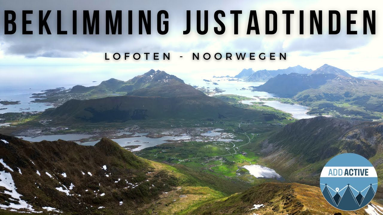 De beklimming van Justadtinden - Lofoten (Noorwegen)