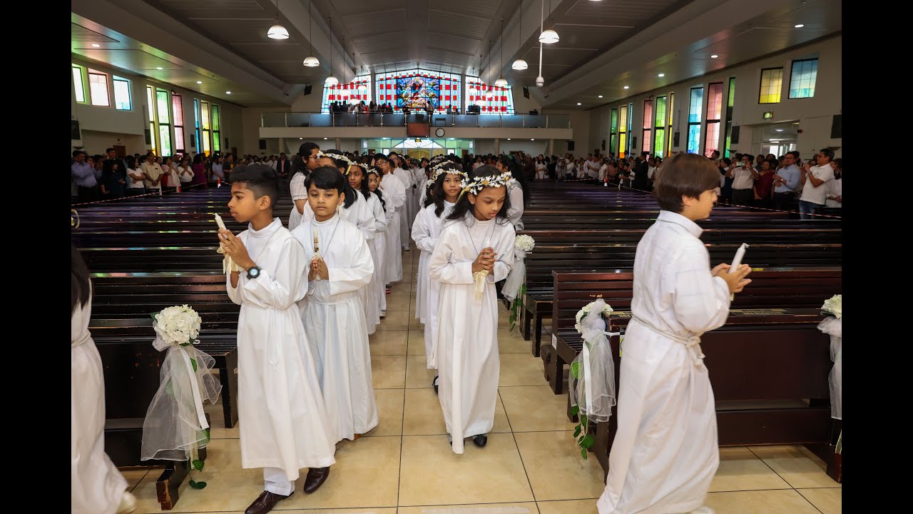 Eythel Joshy First Holy Communion 6th Apr 2024 St  Mary's Church DUBAI -  2024 -Thks Snapshot Studio