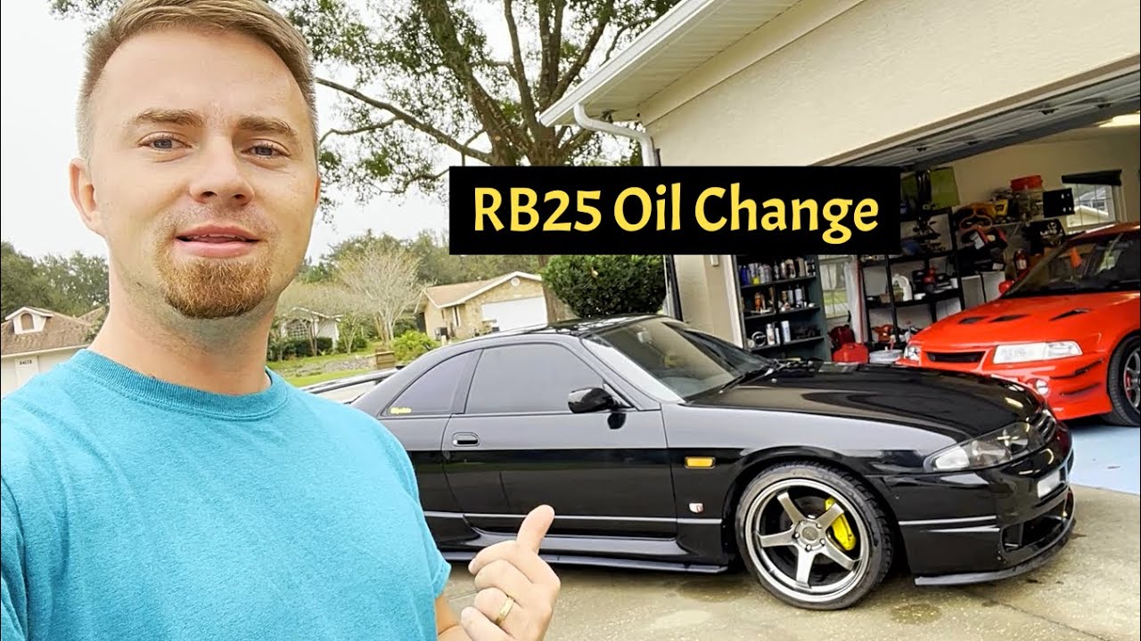Skyline R33 GTS-T RB25 RB25DET Oil Change
