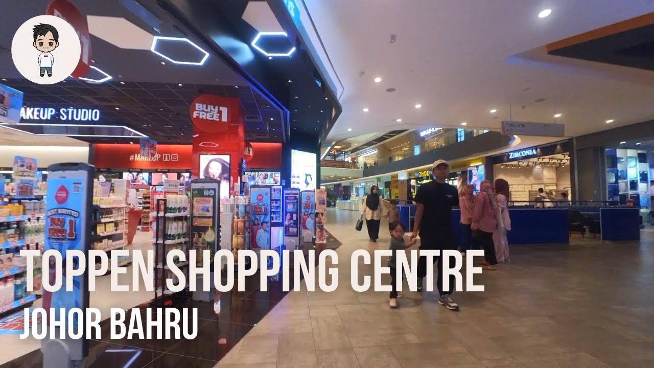 Walking In Toppen Shopping Center | JB Megamall | Johor Bahru Malaysia | Walking Tour 2024 [4K]