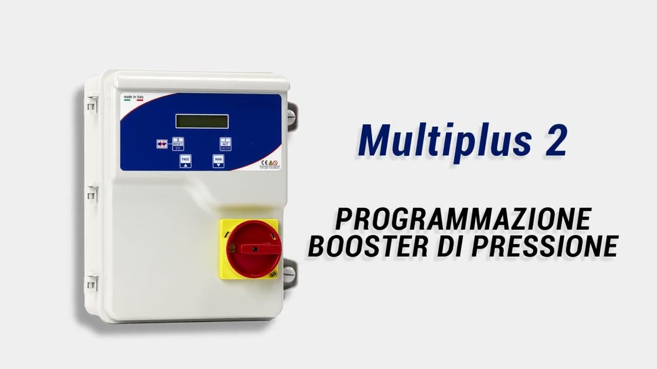 Salupo S.r.l. - Multiplus 2  Applicazione booster di pressione