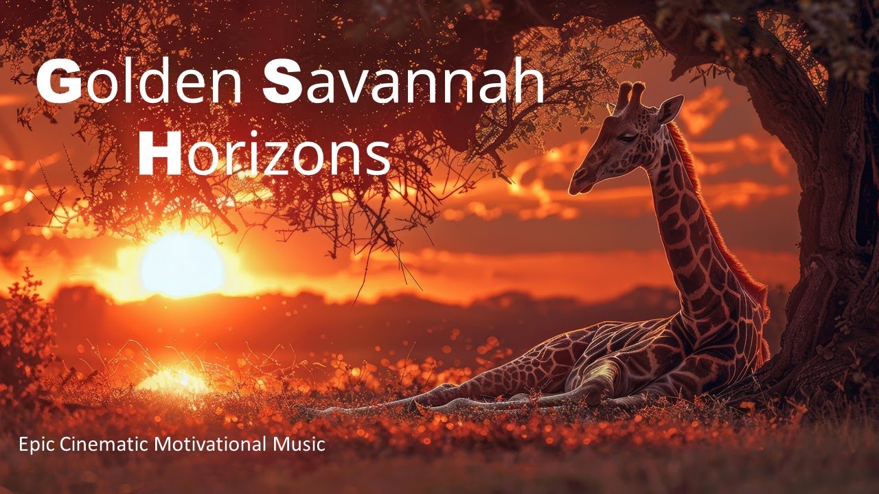 Golden Savannah Horizons | Epic Cinematic Motivational Music
