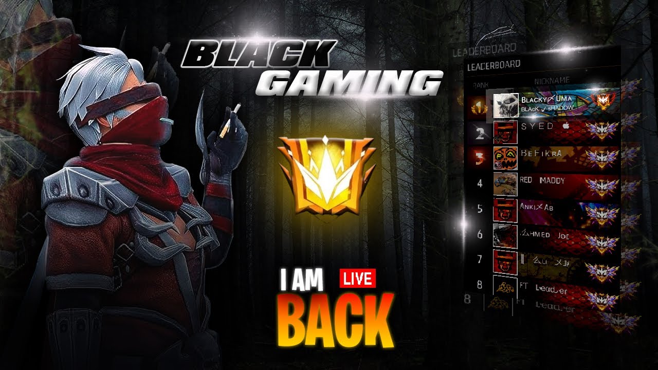 🔴[LIVE] 💎10000 DAIMONDS  BLACK GAMING💎LIVE GIVEAWAY CUSTOM ROOM | FF LIVE DIAMOND GIVEAWAY |