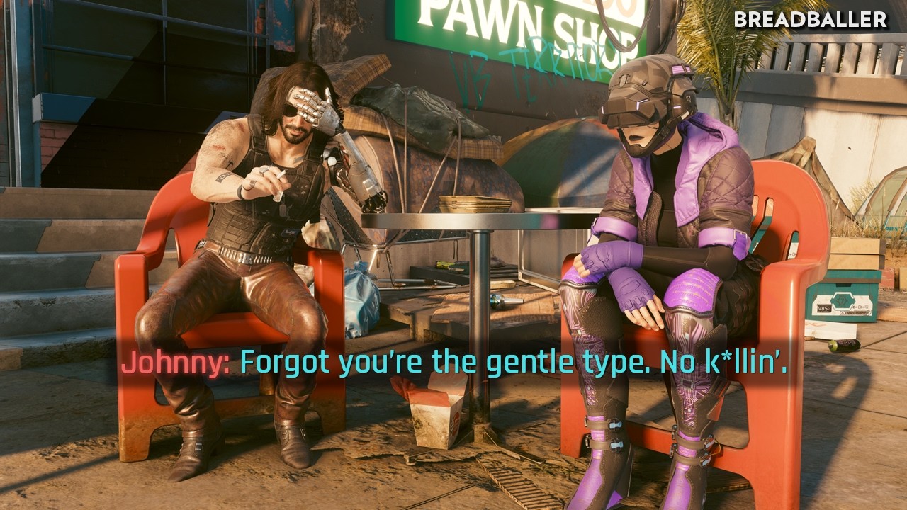 Johnny Unique Pacifist Dialogue During 