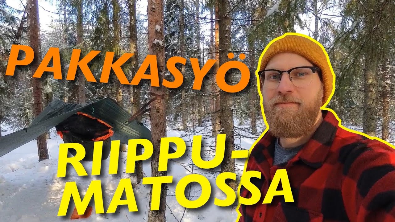 Pakkasyö riippumatossa - Yön yli retki metsään